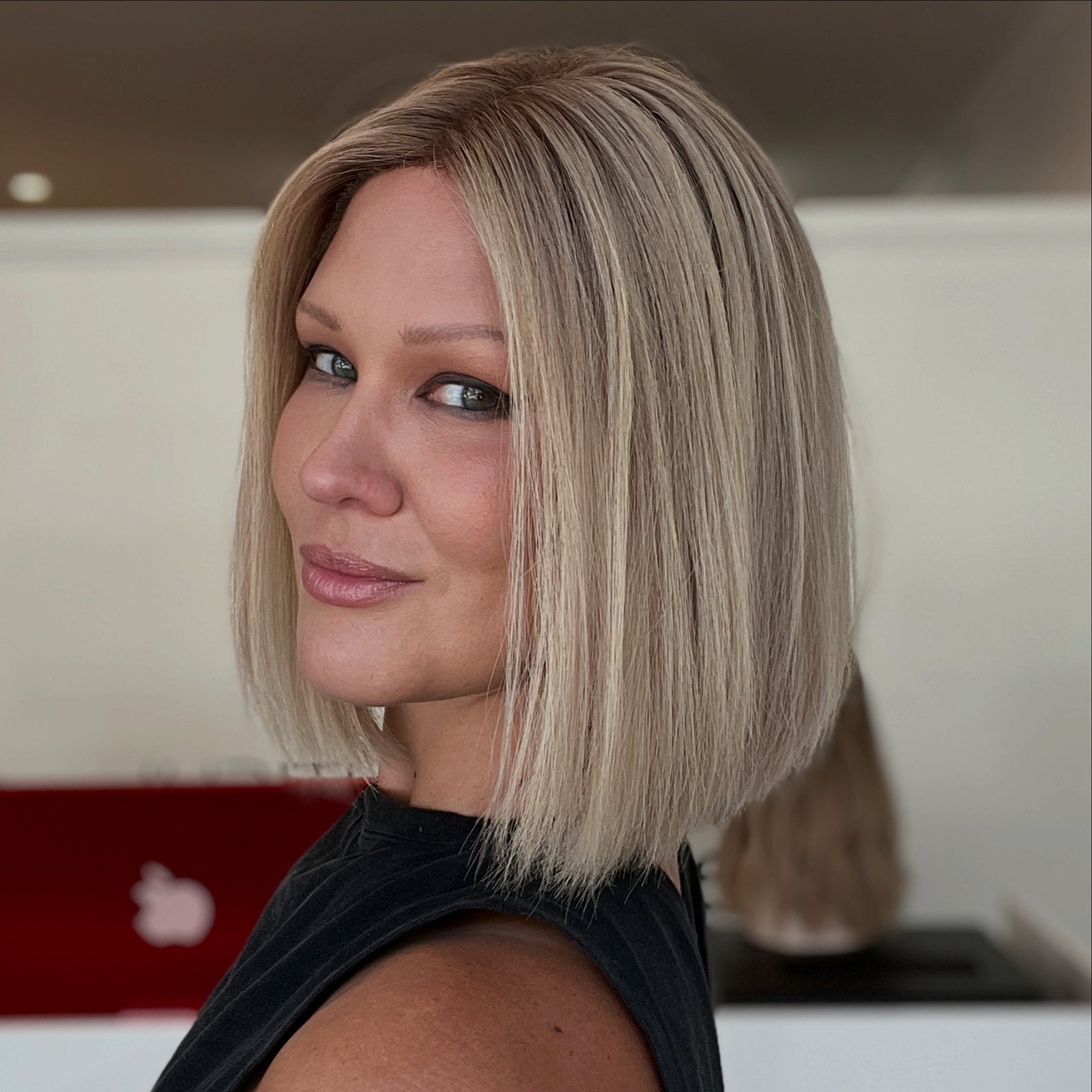 12" BOB - Platinum Lace Collection - Remy Human Hair Wig - QUARTZ