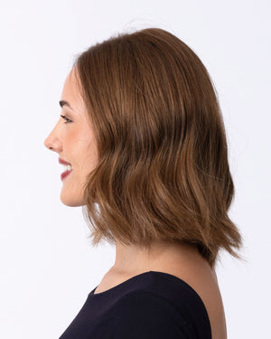 14" Diamond Lace Collection - European Human Hair Wig - #10 (Warm Light Brown)