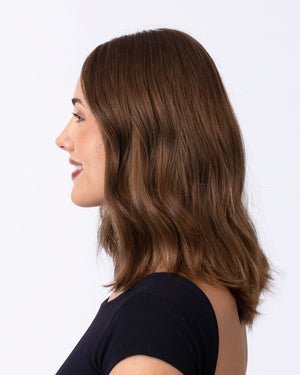 16" Diamond Lace Collection - European Human Hair Wig - #10 (Warm Light Brown)