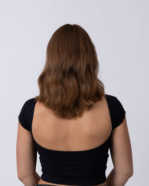 16" Diamond Lace Collection - European Human Hair Wig - #10 (Warm Light Brown)