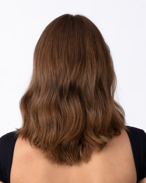 16" Diamond Lace Collection - European Human Hair Wig - #10 (Warm Light Brown)