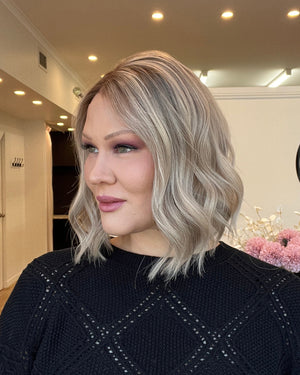 12" Platinum Lace Collection - Remy Human Hair Wig - OPAL