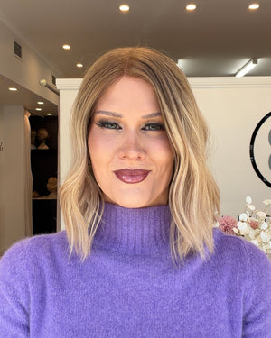 12" Platinum Lace Collection - Remy Human Hair Wig - AMBER