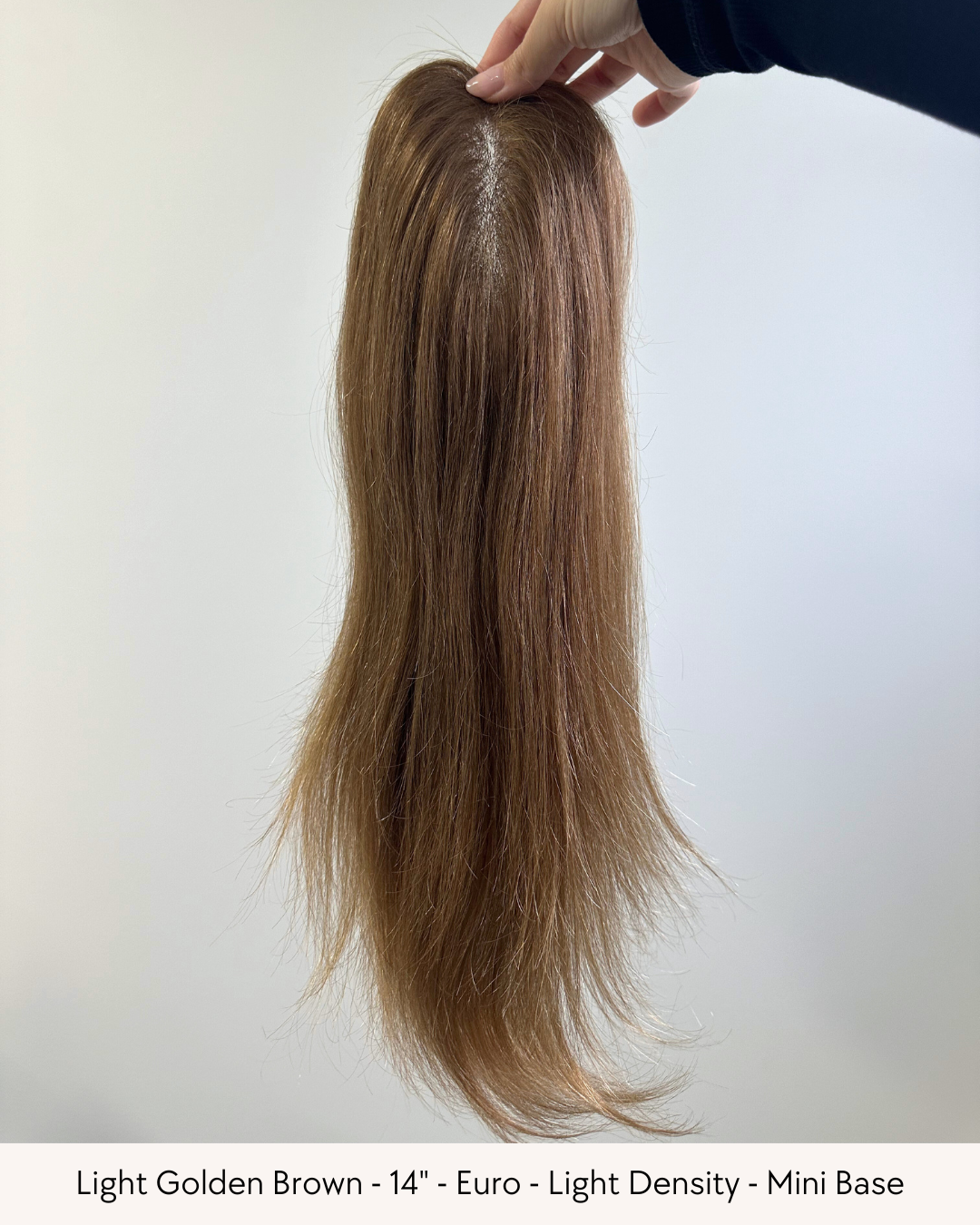 14" Luxury European Human Hair - Mini Topper - Pick your colour