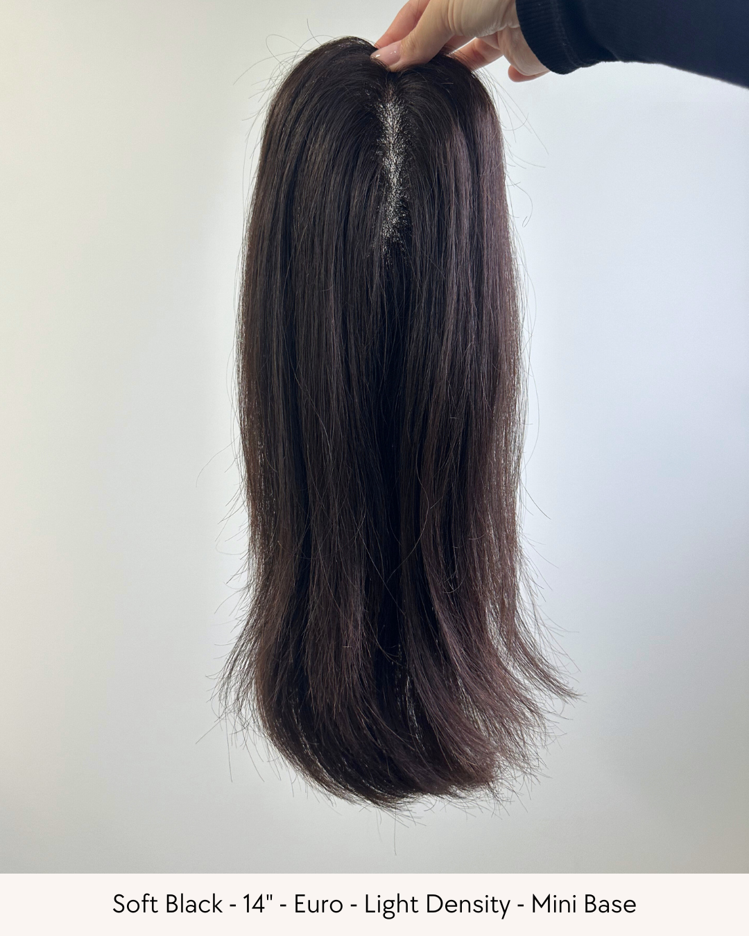 14" Luxury European Human Hair - Mini Topper - Pick your colour