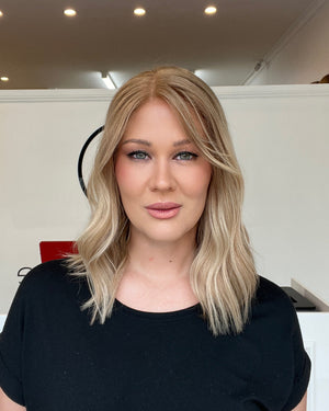 16" Platinum Lace Collection - Remy Human Hair Wig - AMBER