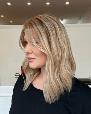 16" Platinum Lace Collection - Remy Human Hair Wig - AMBER