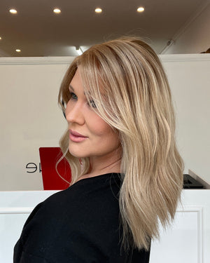 16" Platinum Lace Collection - Remy Human Hair Wig - AMBER