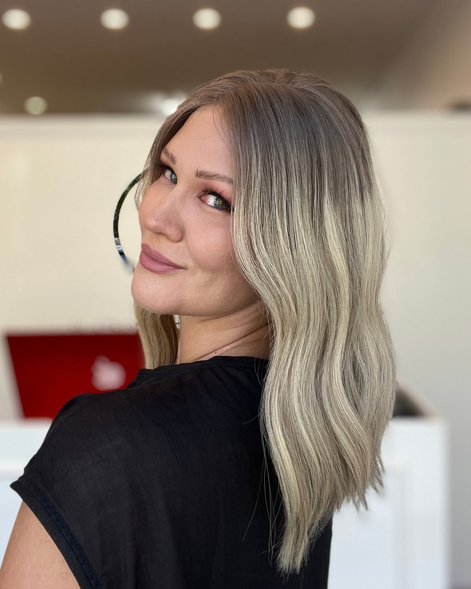 16" Platinum Lace Collection - Remy Human Hair Wig - MOONSTONE