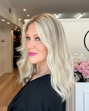 16" Platinum Lace Collection - Remy Human Hair Wig - RADIANCE