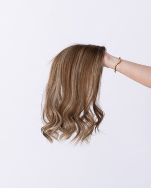 16" MINI Remy Human Hair Topper - Jasper