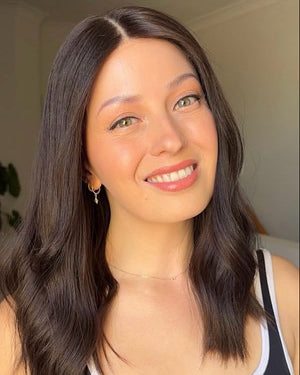 18" Platinum Lace Collection - Remy Human Hair Wig - AMETHYST