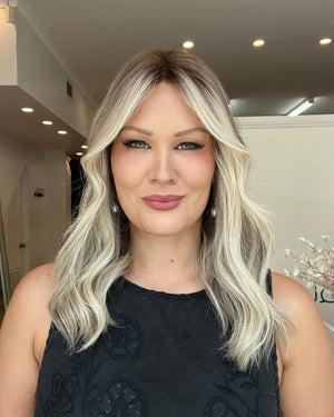 18" Platinum Lace Collection - Remy Human Hair Wig - DIAMOND