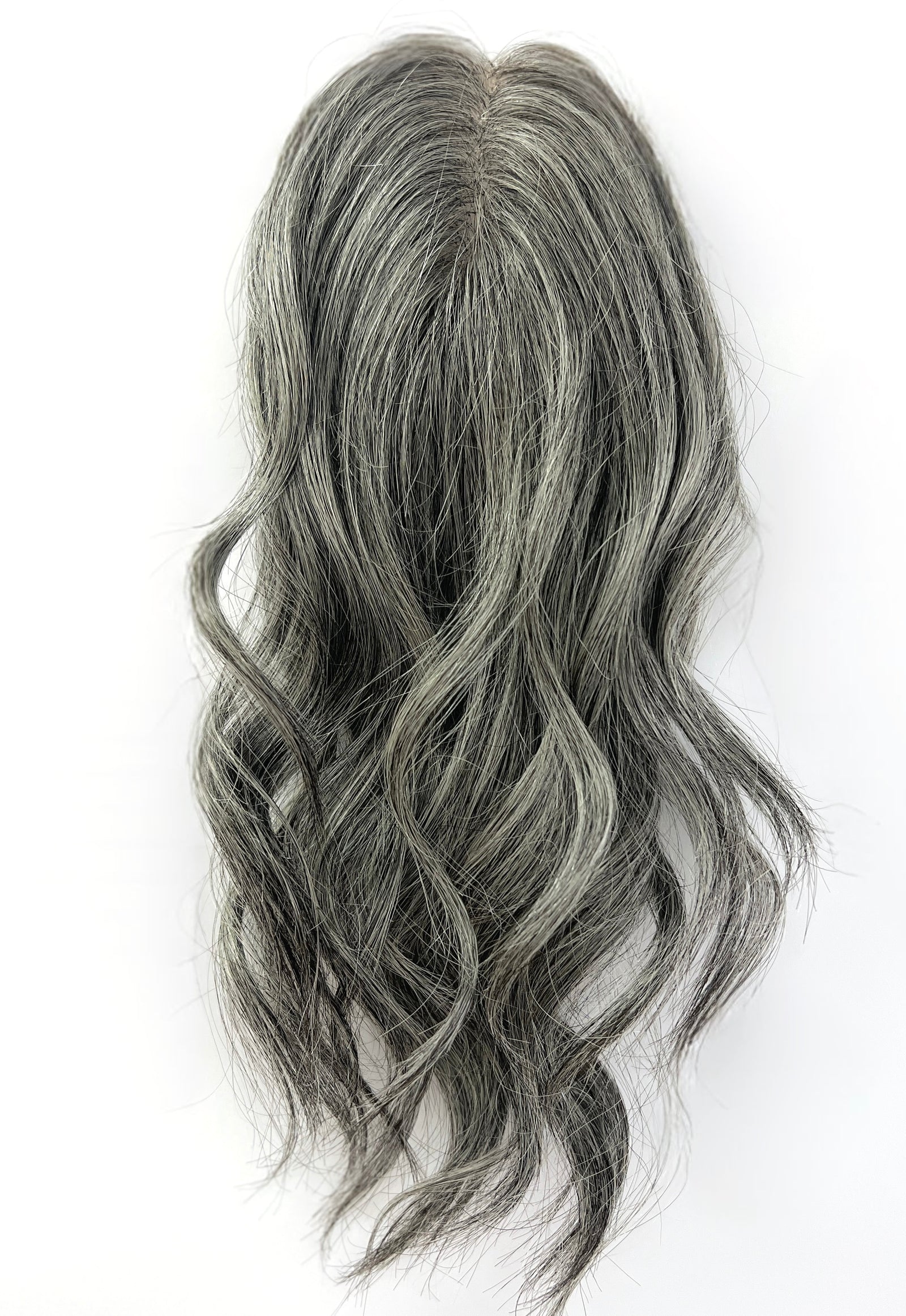 Grey Human Hair MINI Topper - 1B50