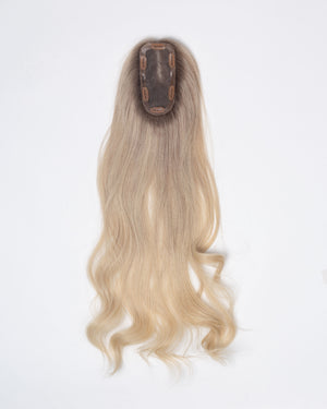 24" MINI Remy Human Hair Topper - Angelite