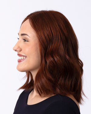 12" Diamond Lace Collection - European Human Hair Wig - #32 (Cherry Red)
