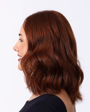 12" Diamond Lace Collection - European Human Hair Wig - #32 (Cherry Red)
