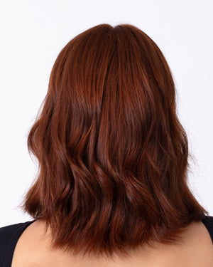 12" Diamond Lace Collection - European Human Hair Wig - #32 (Cherry Red)