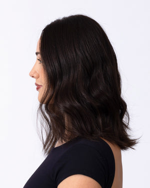 16" Diamond Lace Collection - European Human Hair Wig - #4 (Dark Brown)
