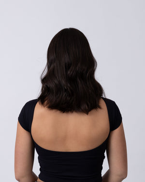 16" Diamond Lace Collection - European Human Hair Wig - #4 (Dark Brown)