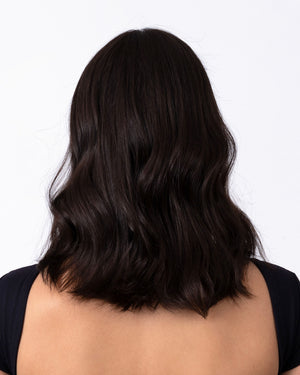 16" Diamond Lace Collection - European Human Hair Wig - #4 (Dark Brown)