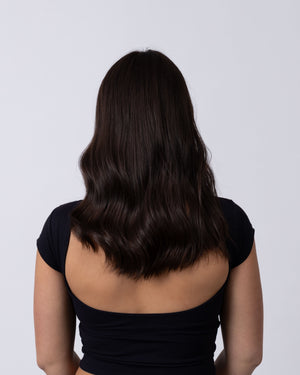 20" Diamond Lace Collection - European Human Hair Wig - #4 (Dark Brown)