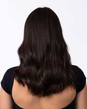 20" Diamond Lace Collection - European Human Hair Wig - #4 (Dark Brown)