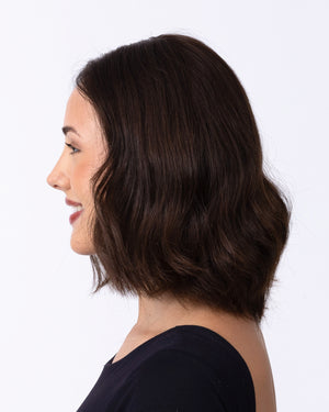 14" Diamond Lace Collection - European Human Hair Wig - #6 (Medium Brown)