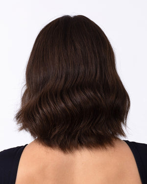 14" Diamond Lace Collection - European Human Hair Wig - #6 (Medium Brown)