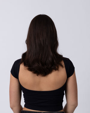 18" Diamond Lace Collection - European Human Hair Wig - #6 (Medium Brown)