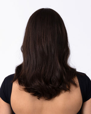 18" Diamond Lace Collection - European Human Hair Wig - #6 (Medium Brown)
