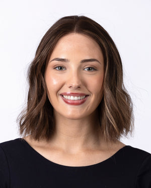 14" Diamond Lace Collection - European Human Hair Wig - #6 Balayage (Medium Brown Balayage)