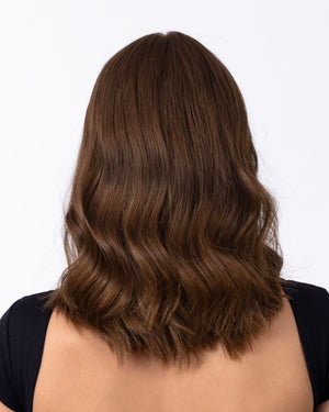 16" Diamond Lace Collection - European Human Hair Wig - #8 (Light Brown)