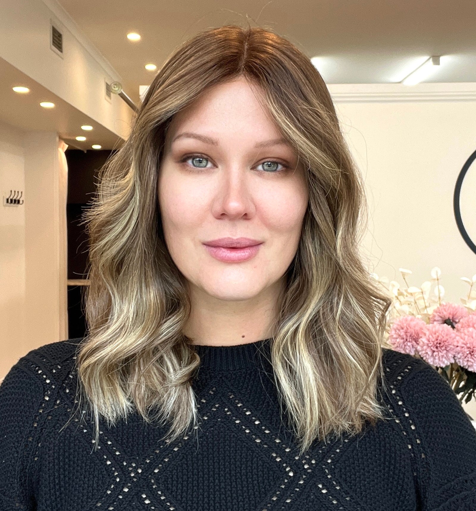 16" Platinum Lace Collection Wig - Luxury European Human Hair Wig - HAILEY