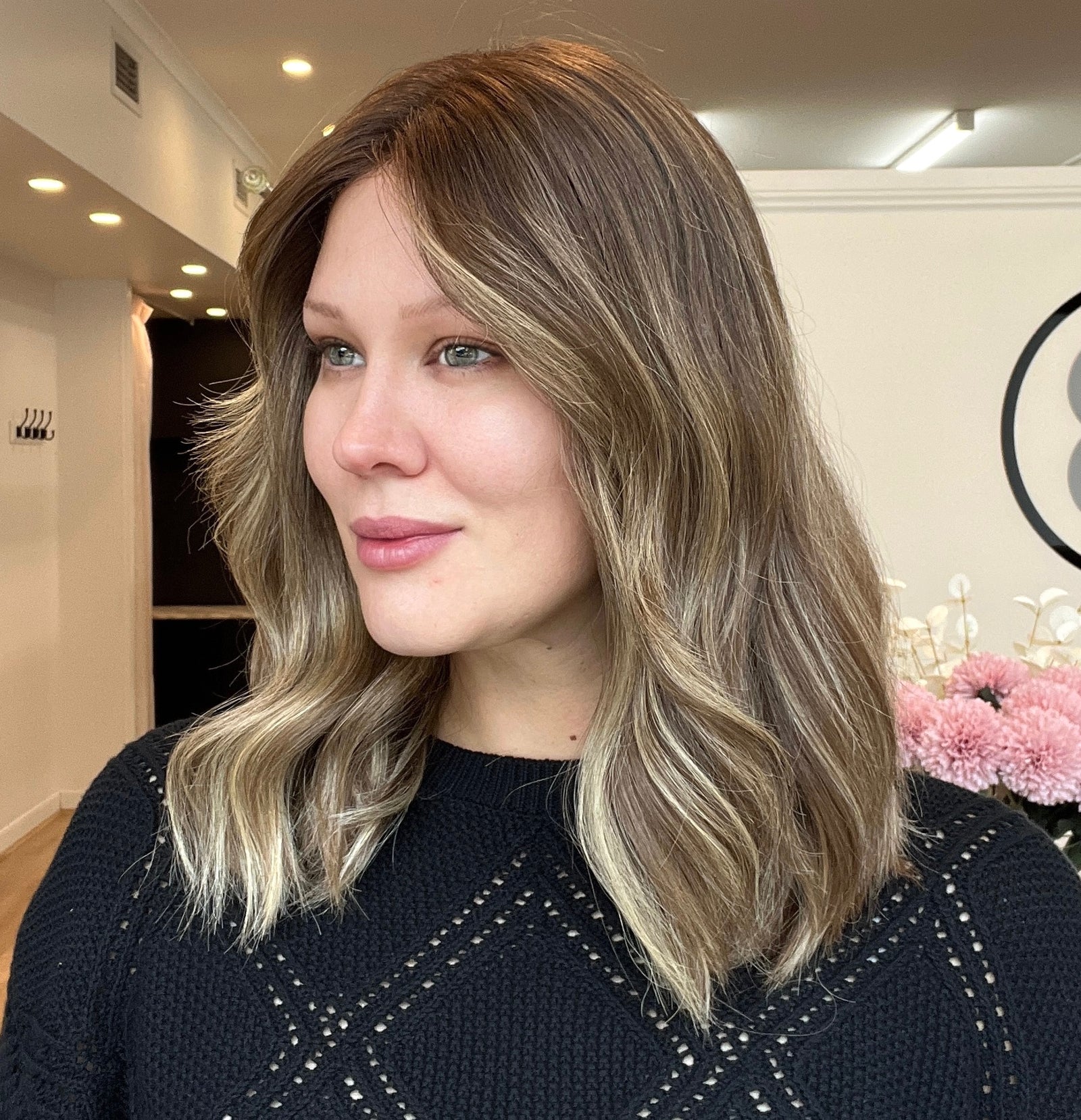 16" Platinum Lace Collection Wig - Luxury European Human Hair Wig - HAILEY