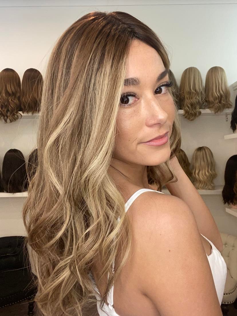 22" Premium Remy Human Hair Wig - Light Density - The ROXY