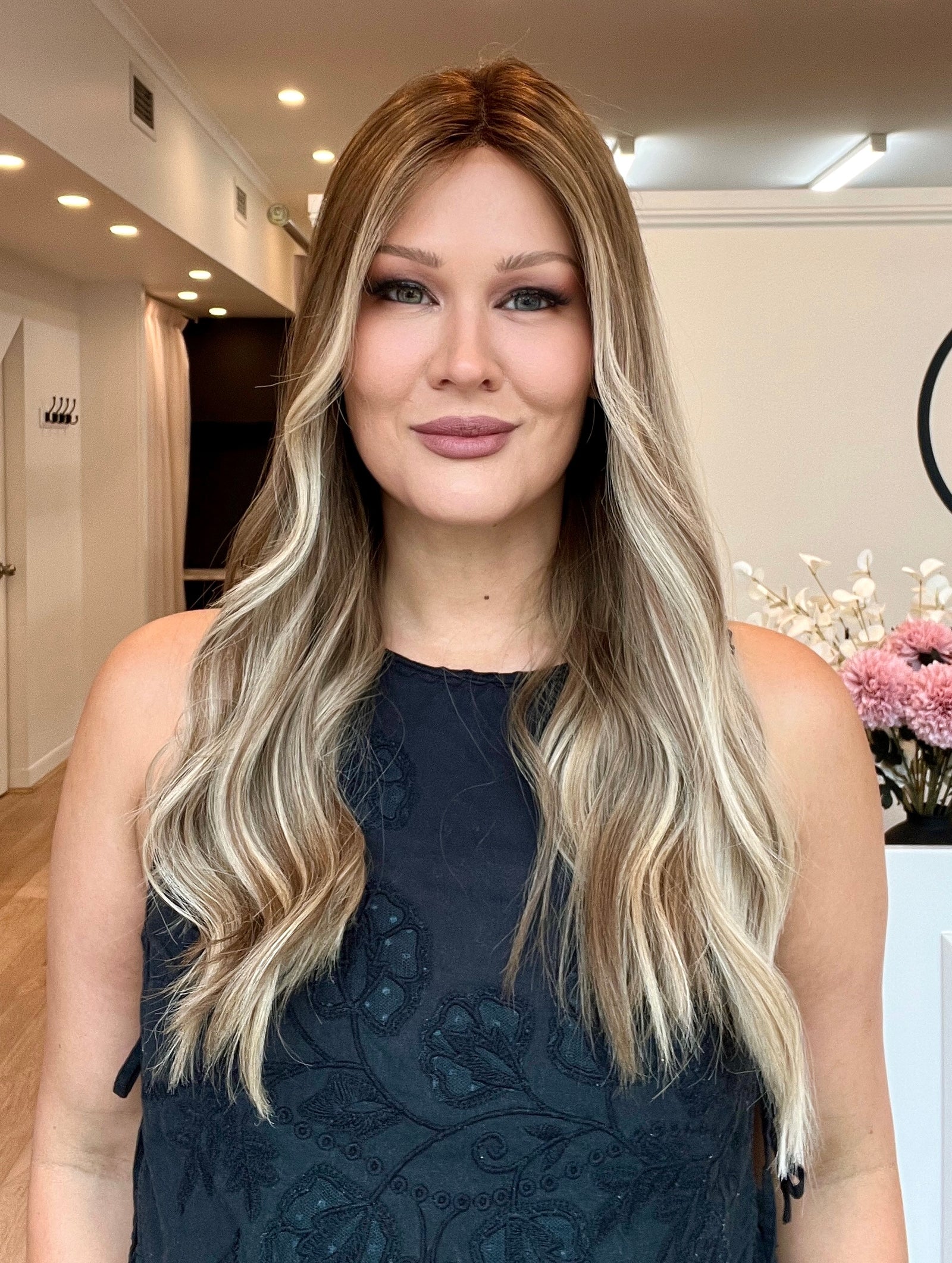 Platinum Lace Collection - Remy Human Hair Wig - The AURA - Available in 12", 16", 18", 20" or 22" length.