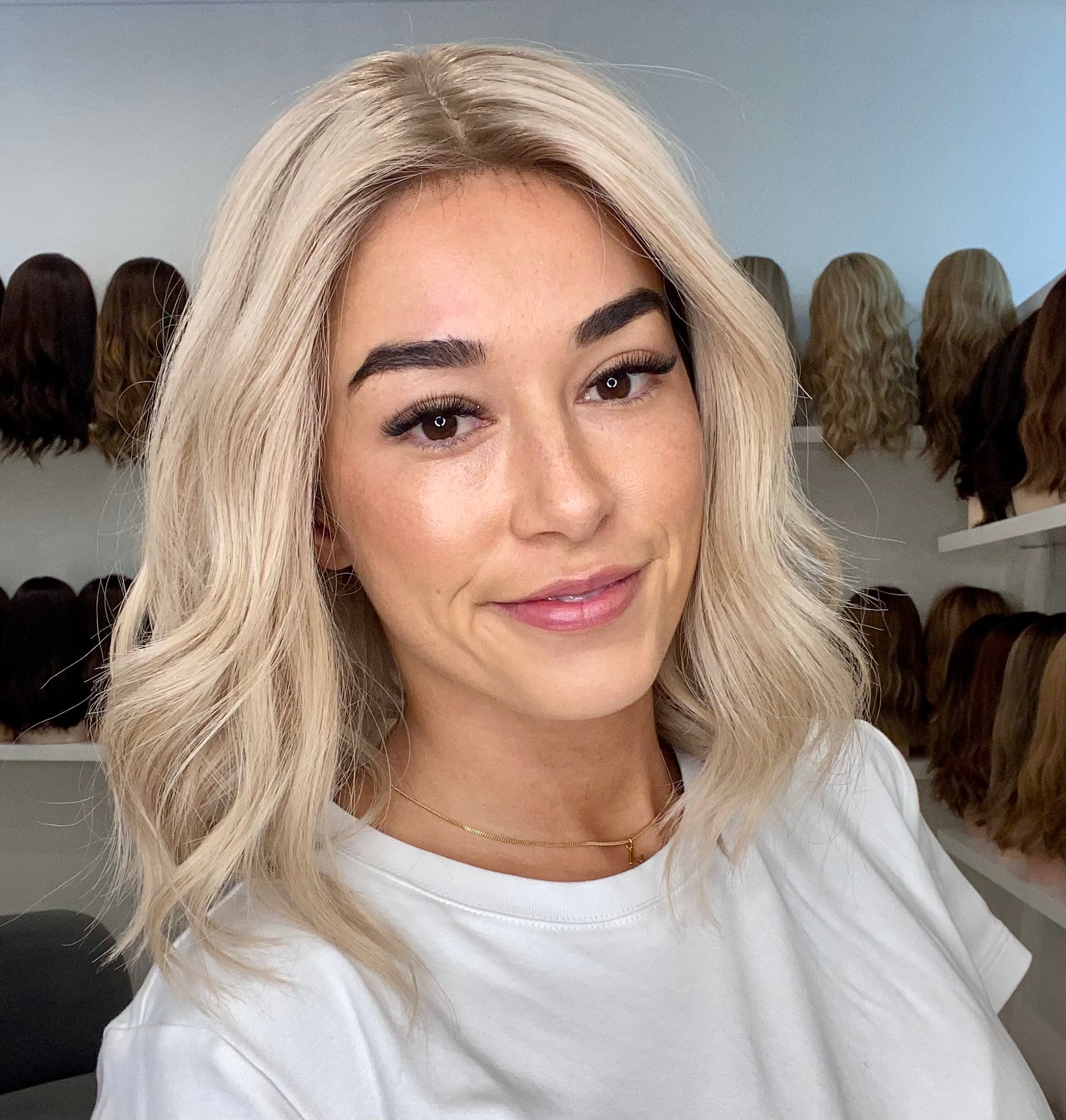 Premium Remy Human Hair Wig - Light Density - "BLONDIE" - Choose from 14", 18" or 22" or 26" length