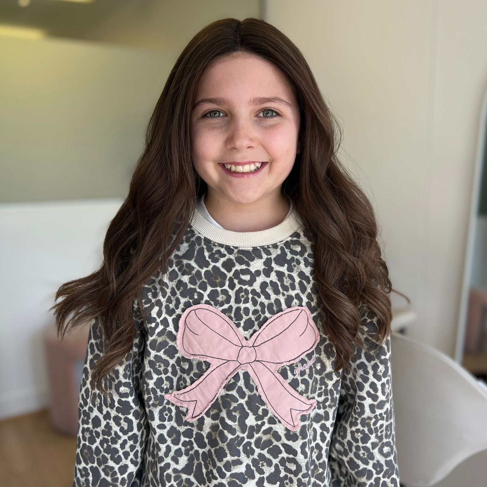 human hair wig for a girl with brown hair