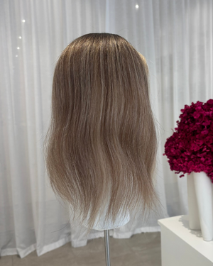 14" MICRO Luxury European Human Hair Topper - COURTENEY
