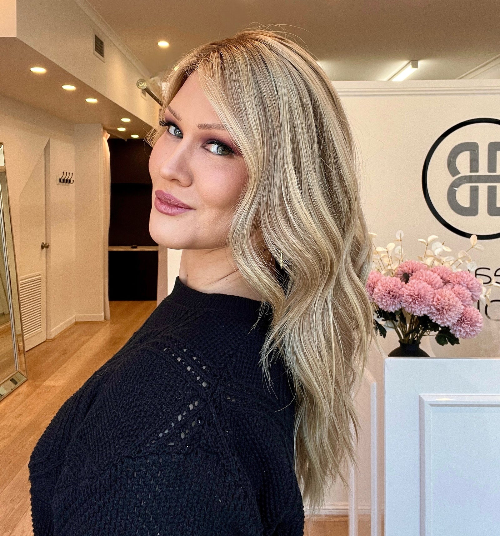 22" Premium Remy Human Hair Wig - Light Density - The Goldie