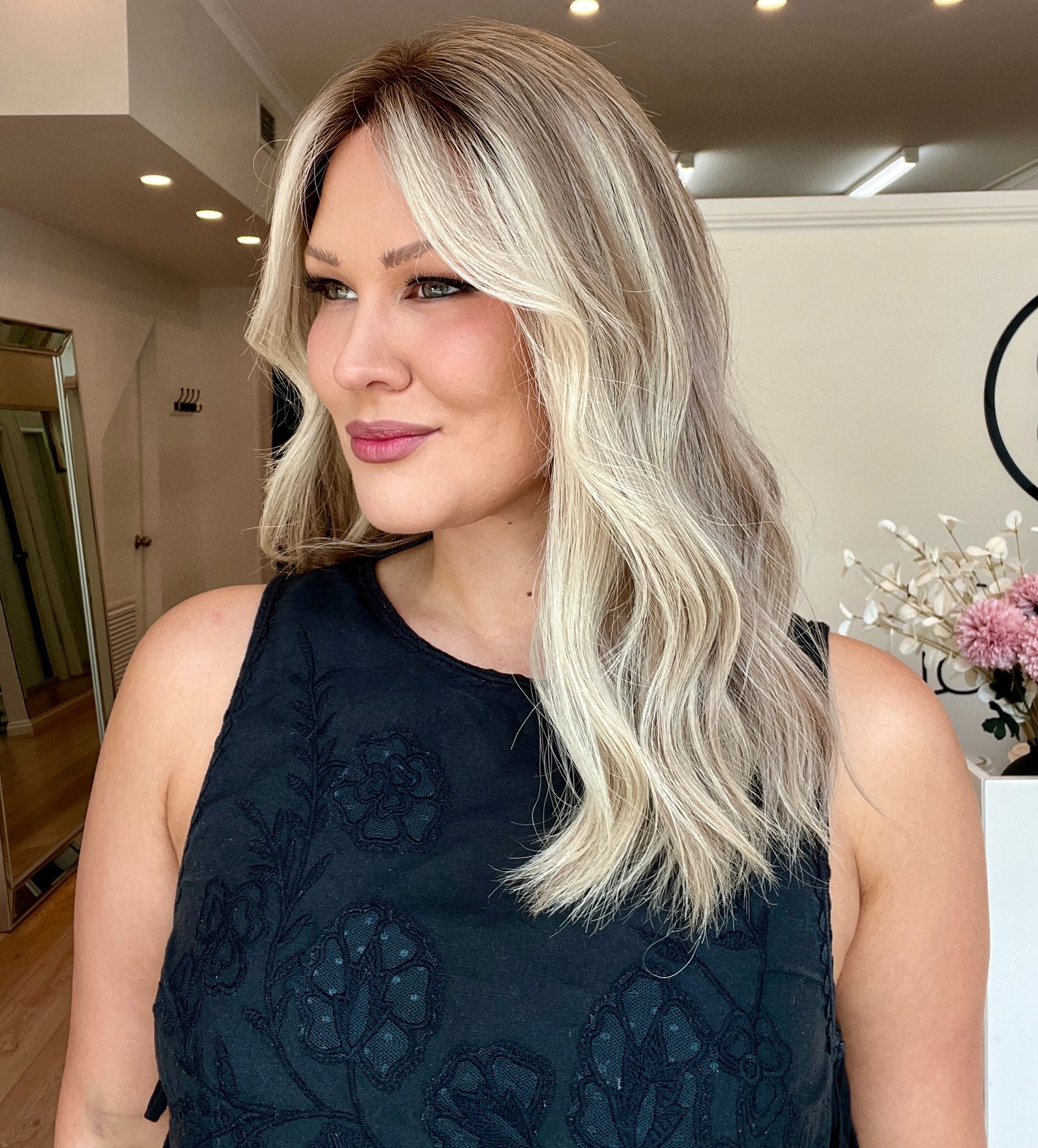 Platinum Lace Collection - Remy Human Hair Wig - The DIAMOND - Available in 12", 16", 18", 20" or 22" length.