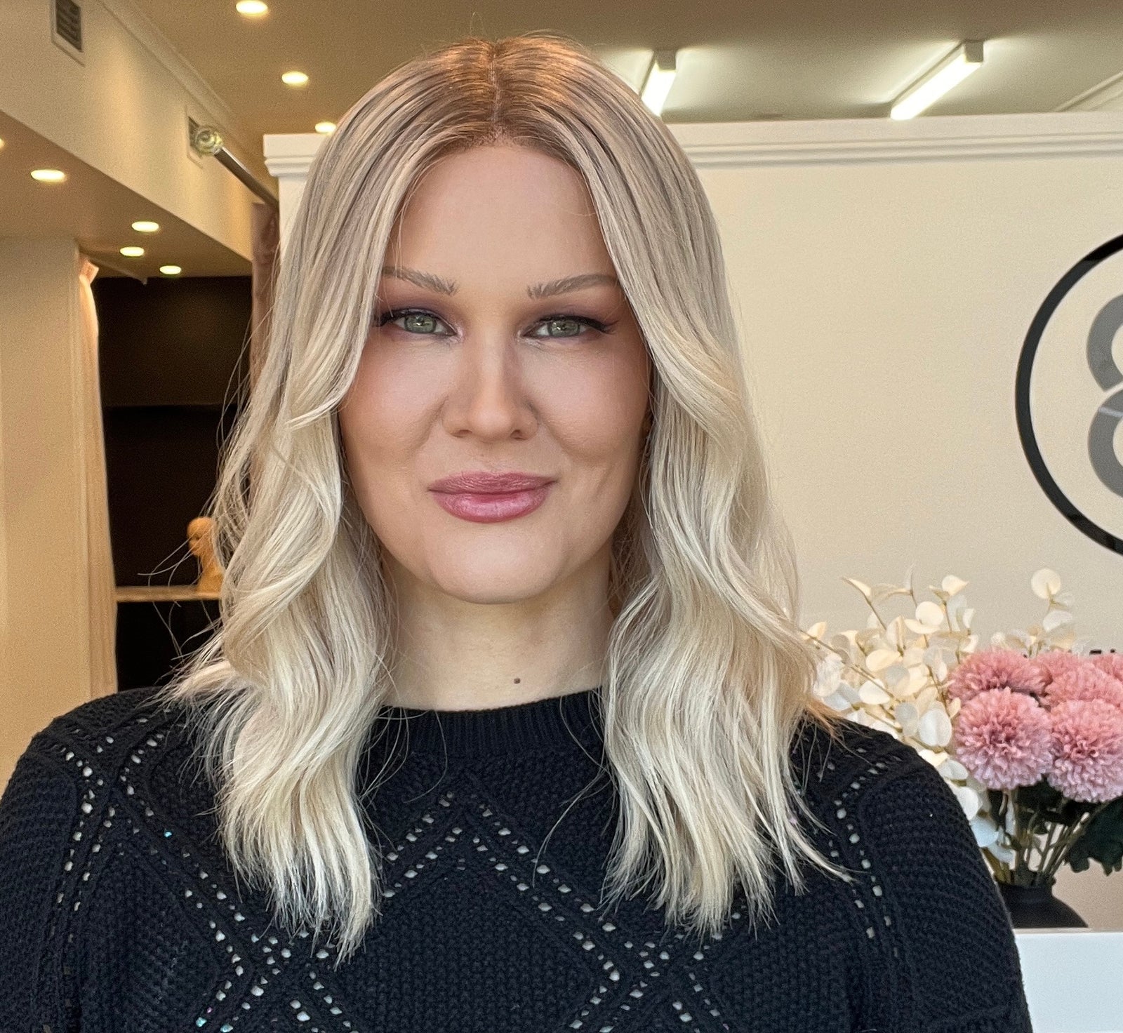 Platinum Lace Collection - Remy Human Hair Wig - The DIVINE GLOW - Available in 12", 16", 18", 20" or 22" length.