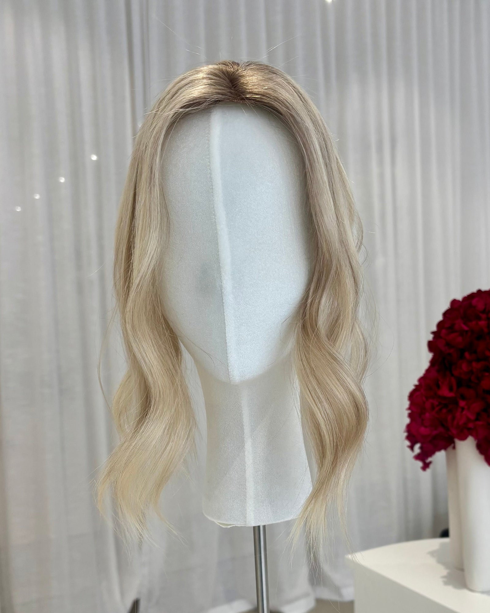 14" MINI Luxury European Human Hair Topper - FLEUR