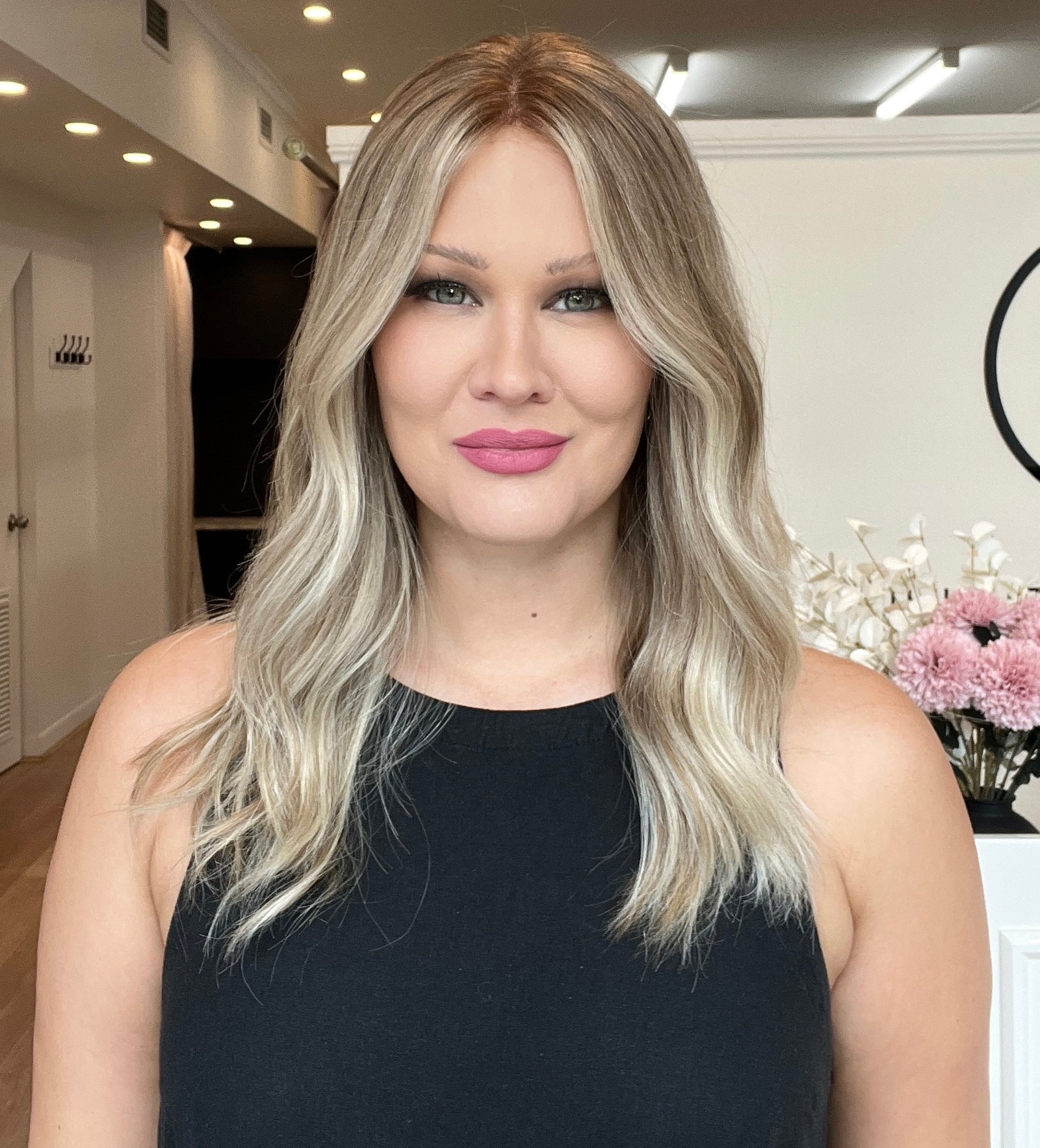 18" Platinum Lace Collection Wig - Luxury EUROPEAN Human Hair - FREYA