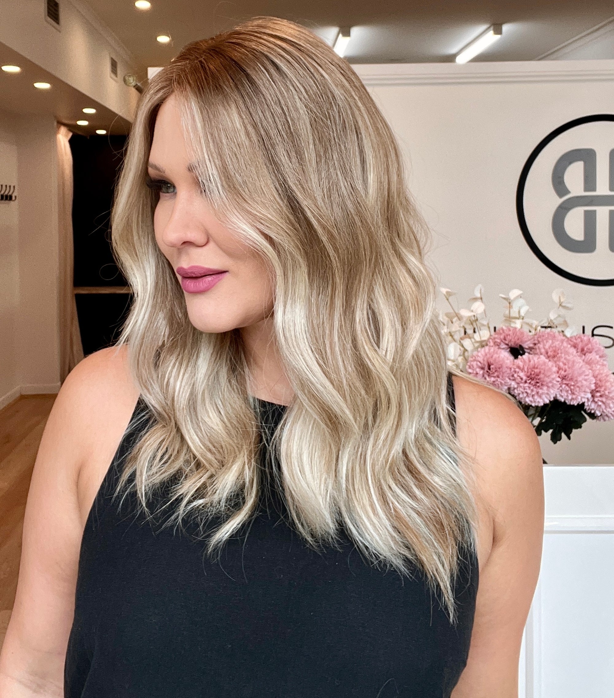 18" Platinum Lace Collection Wig - Luxury EUROPEAN Human Hair - FREYA