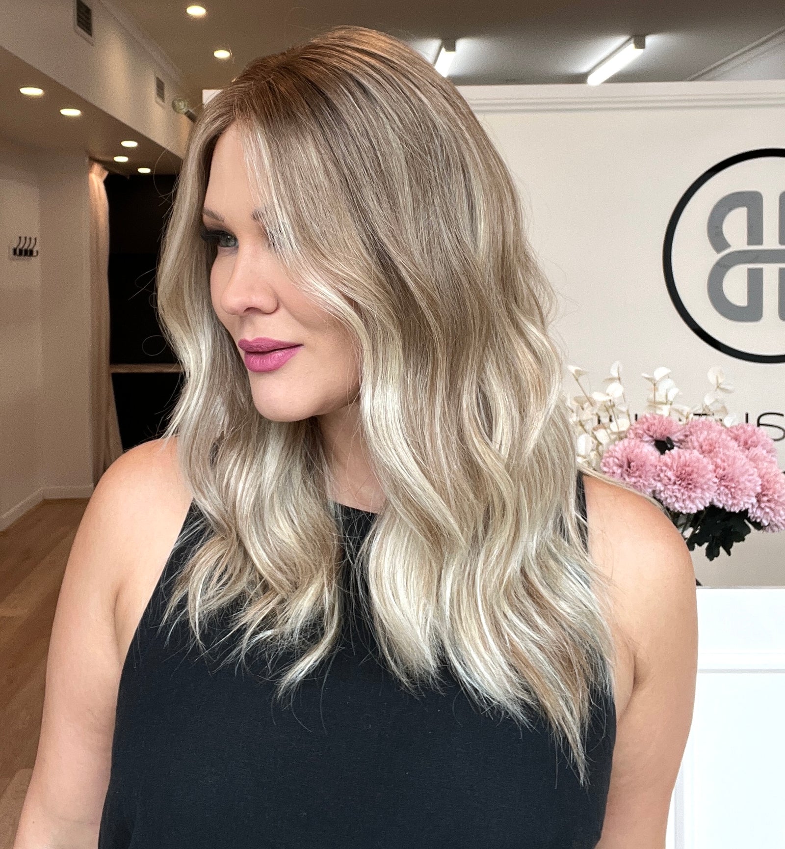 18" Platinum Lace Collection Wig - Luxury EUROPEAN Human Hair - FREYA