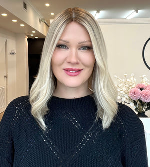 16" Premium Remy Human Hair Wig - Ultra Light Density - The FLEUR