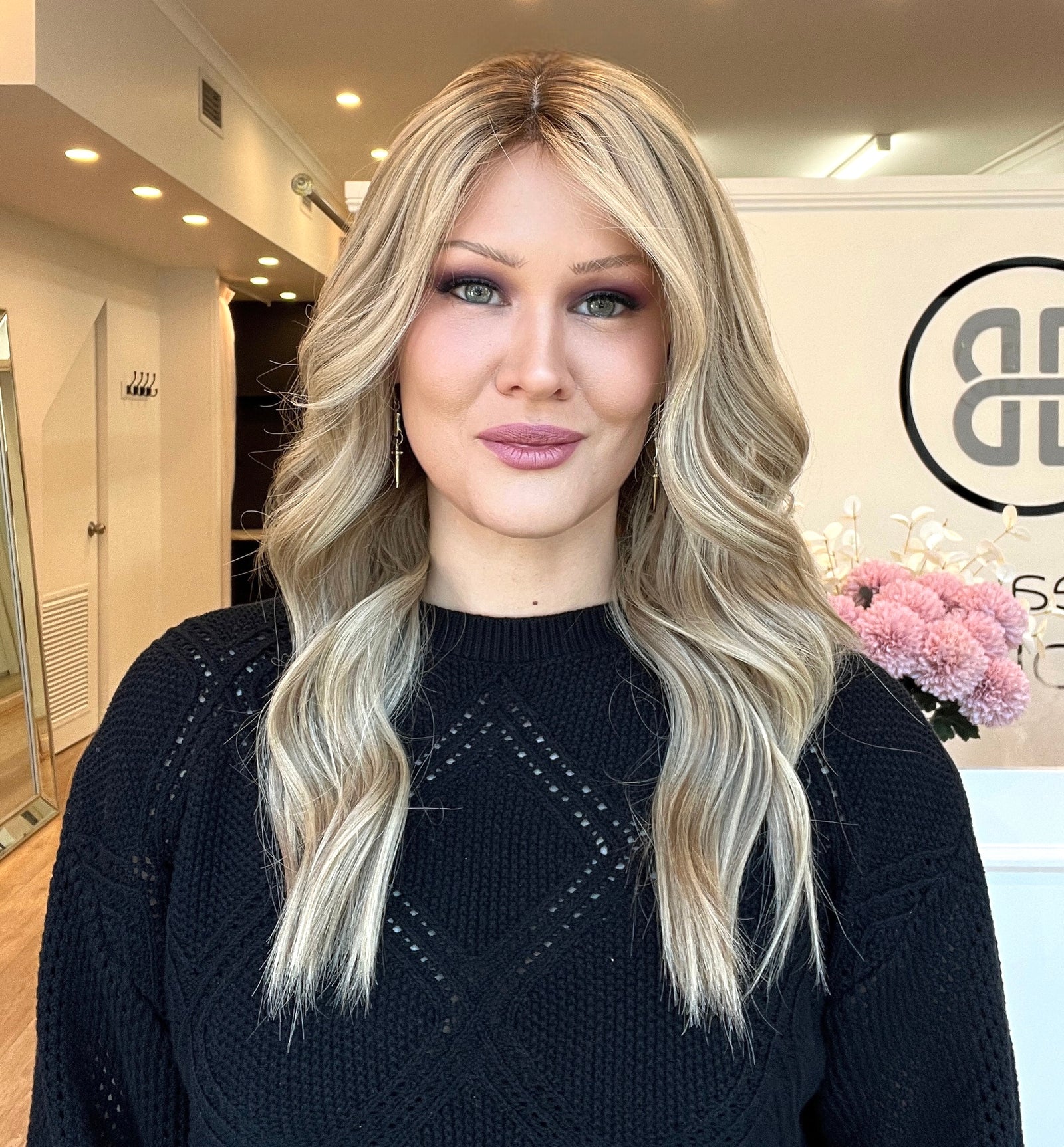 22" Premium Remy Human Hair Wig - Light Density - The Goldie