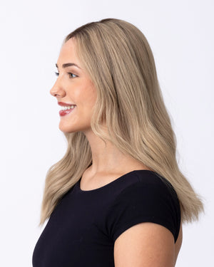 18" Diamond Lace Collection - European Human Hair Wig - Goldie